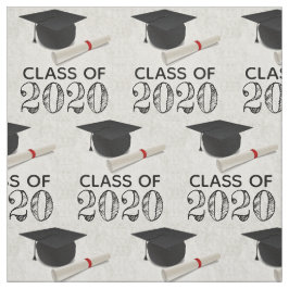 Tecido Classe de Diploma do Boné de formatura de 2020
