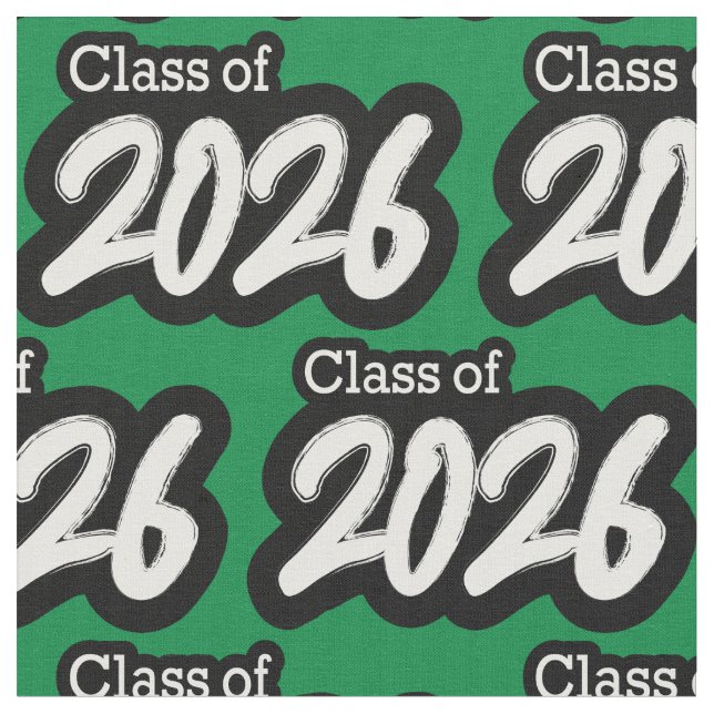 Tecido Classe de Pincel Verde Negrito de 2026 (Detalhe)