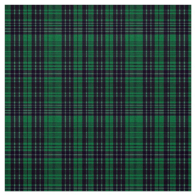 Tecido Classic Green Checkered Polyester Poplin Fabric (Modelo)