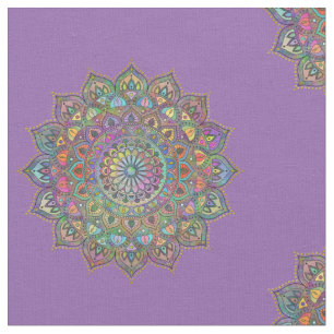 Tecido Clássico Colorosamente Mandala Índia Estilo 1