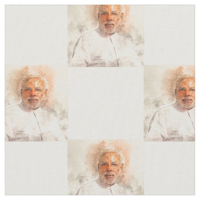 Tecido Clássico Narendra Modi 2021 (Detalhe)