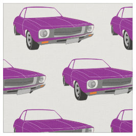 Tecido clássico roxo do carro