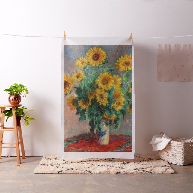 Tecido Claude Monet - Buquê de Sunflower (In Situ)