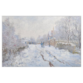 Tecido Claude Monet - Cena de Neve na Argentina