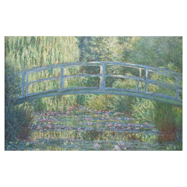 Tecido Claude Monet - Lagoa de Água Lily, Harmonia Verde (Jarda)