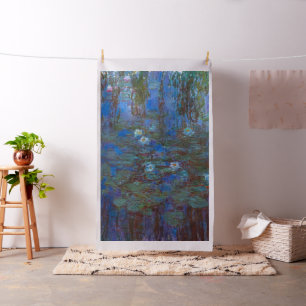 Tecido Claude Monet - Lírios Azuis
