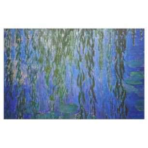 Tecido Claude Monet - Lírios d'água com salgueiro chorand