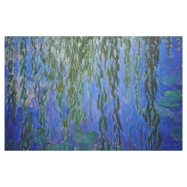 Tecido Claude Monet - Lírios d'água com salgueiro chorand (Jarda)