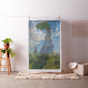 Tecido Claude Monet - O Promenade, Mulher com Parasol