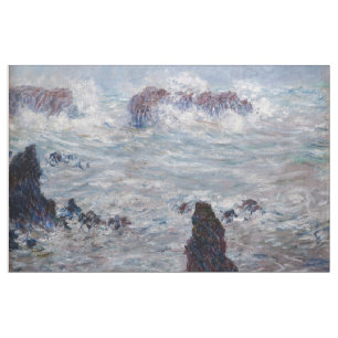 Tecido Claude Monet - Tempestade ao largo da costa de Bel