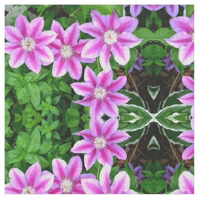 Tecido Clematis e Orégano (Detalhe)