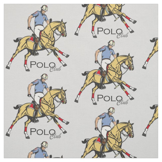 Tecido clube desportivo de polo equestre (Modelo)