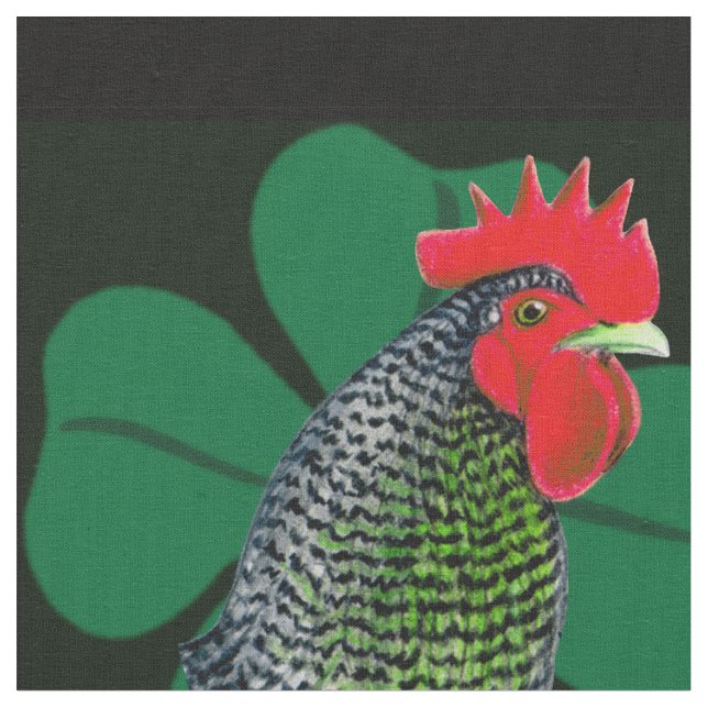 Tecido Cocksure, sou irlandês! (Detalhe)