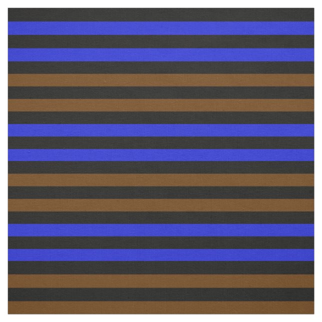 Tecido Coco marrom, Royal Blue, estilhaço preto à meia-no (Modelo)