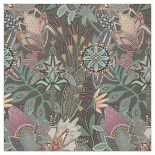 Tecido cocoa chintz steampunk