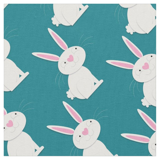 Tecido Coelho Bunny Fofo Cartoon Infantil (Detalhe)