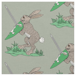 Tecido Coelho Guerreiro Medieval