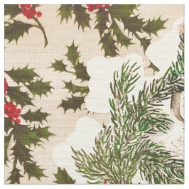 Tecido Coelho Holly Snowflake