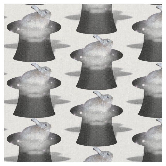 Tecido Coelho num Chapéu Mágico (Detalhe)