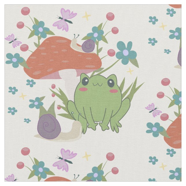 Tecido cogumelo-sapo (Detalhe)