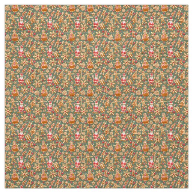 Tecido Colagem de Natal (Modelo)