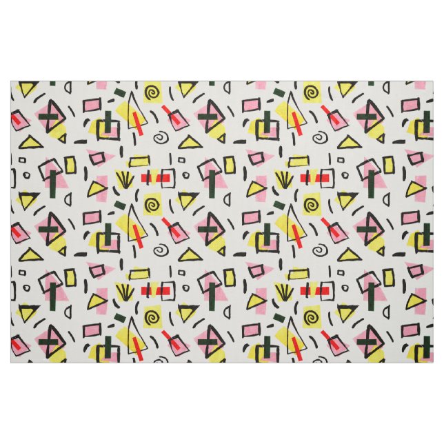 Tecido Colagem de Papel e Tinta (Fat Quarter)