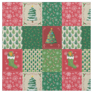 Tecido Colcha de Natal Fácil em Patchwork