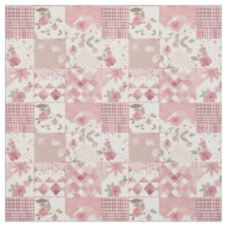 Tecido Colcha Vintage Cottagecore em Tonalidades Pastel d