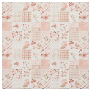 Tecido Colcha Vintage Cottagecore em Tonalidades Pastel d