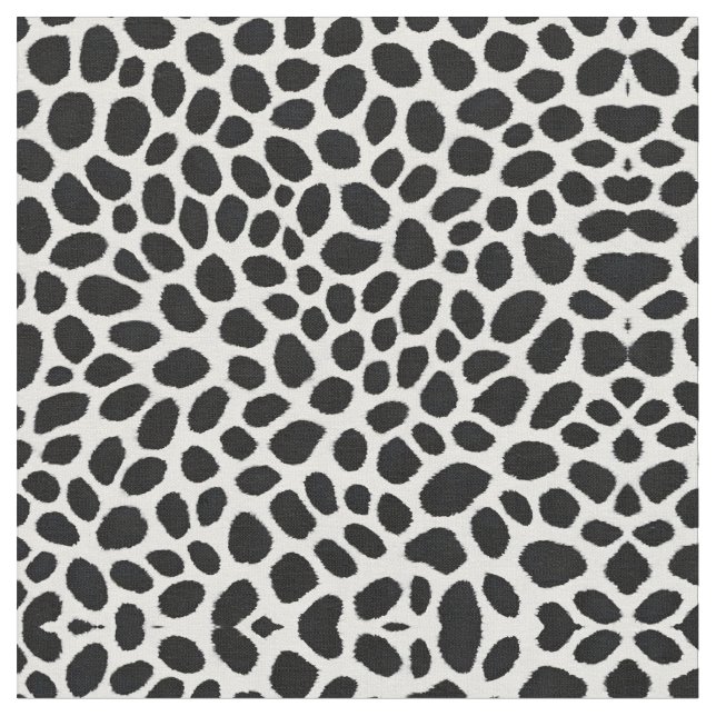 Tecido Coleção de Luxo de Leopardo Branco Elegante (Detalhe)