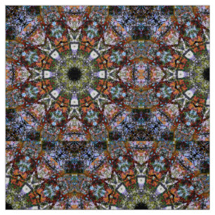 Tecido Colorido Boho Caleidoscope Mandala Moderno Hippie