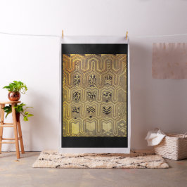 Tecido com Design Inspirado no Tecido Kuba African