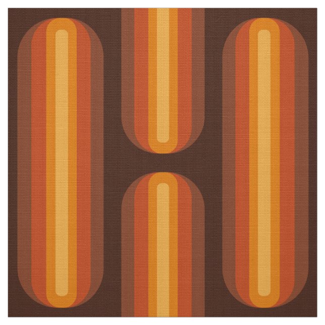 Tecido com o estilo do padrão retroativo 60s 70s (Modelo)
