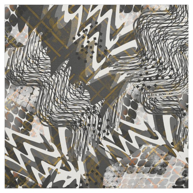 Tecido Combinado, étnico, africano. (Modelo)