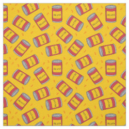 Tecido Comida De Feijão Feijão Com pop Art Patterada