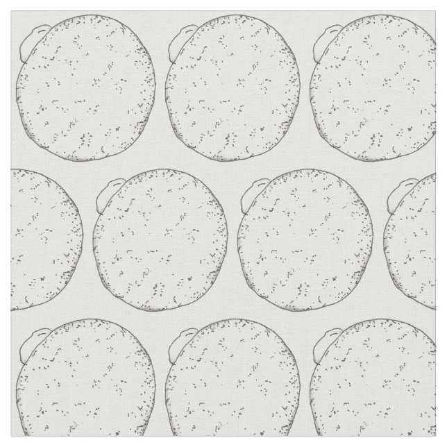 Tecido Comida de Lixo Rosquinhas de Dobra em Pó (Detalhe)