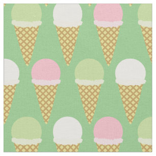 Tecido Comida de sorvetes