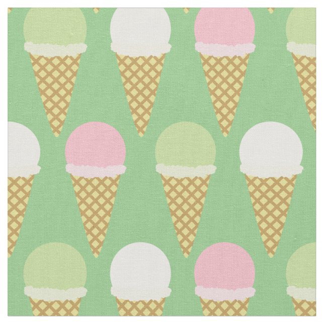 Tecido Comida de sorvetes (Detalhe)