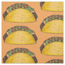 Tecido Comida mexicana Shell Taco Tex Mex Texas Foodie