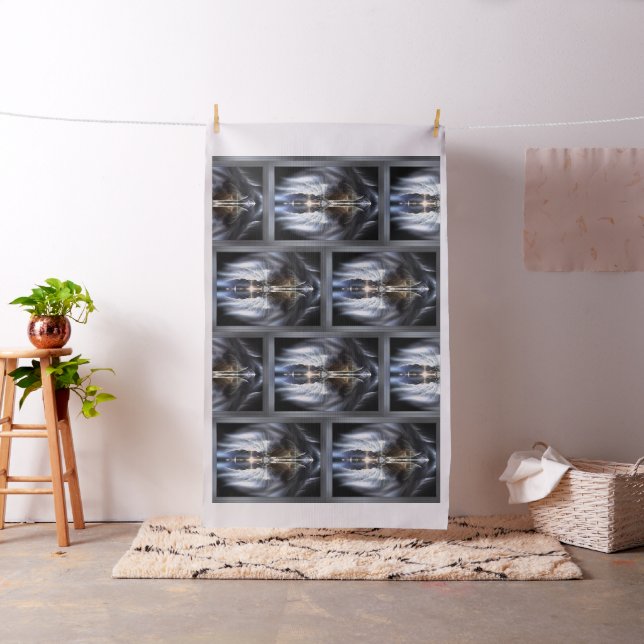 Tecido Composição de Arte Fractal através da cruz de Anjo (In Situ)