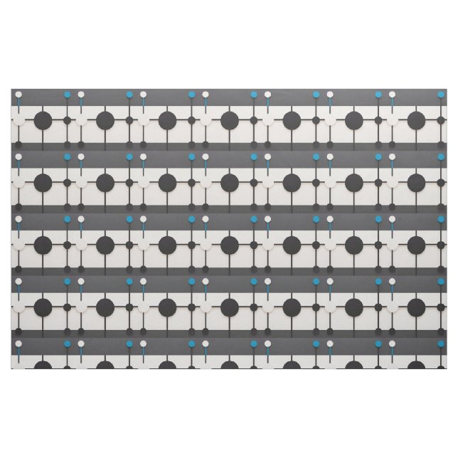 Tecido Composição Geométrica Abstrata (Fat Quarter)
