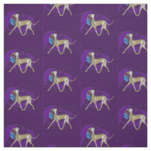 Tecido Comprar ido, galgo italiano do art deco