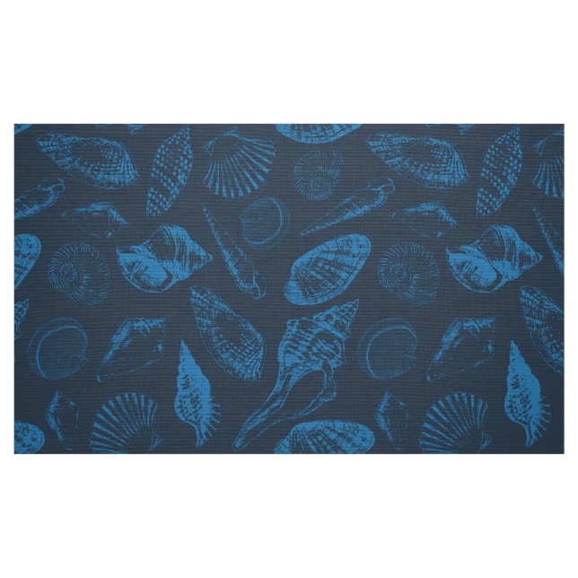Tecido Conchas de mar tropical (Fat Quarter)