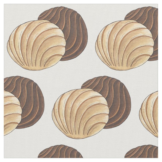 Tecido Conchas Pan Dulce Sweet Bread Panadería Mexicano (Detalhe)