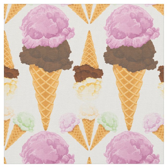 Tecido Cones de sorvete (Detalhe)