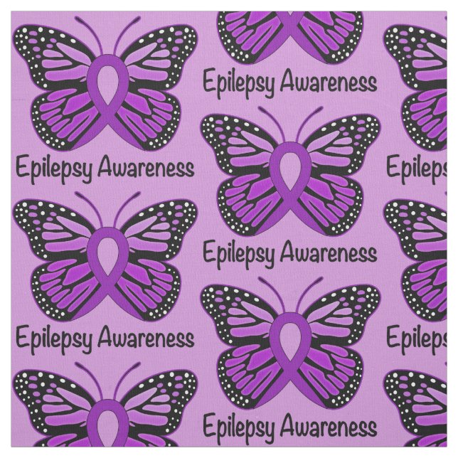 Tecido Consciência da epilepsia com fita da borboleta (Modelo)