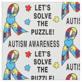 Tecido Consciência do autismo: Deixe-nos resolver o