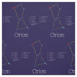 Tecido Constelação De Estrelas Orion