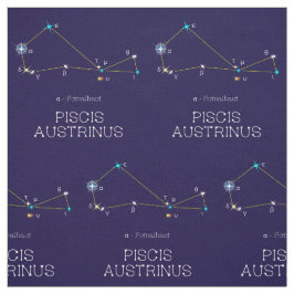 Tecido Constelação De Estrelas Piscis Austrinus