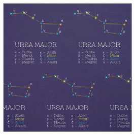 Tecido Constelação De Estrelas Ursa Major